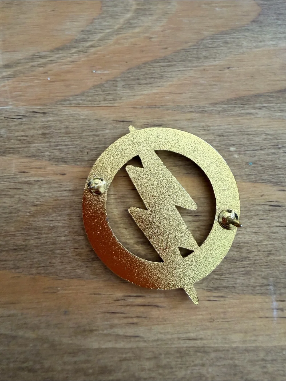 DC Comics Gold Lightning Bolt Lapel Pin - Men's Jewelry